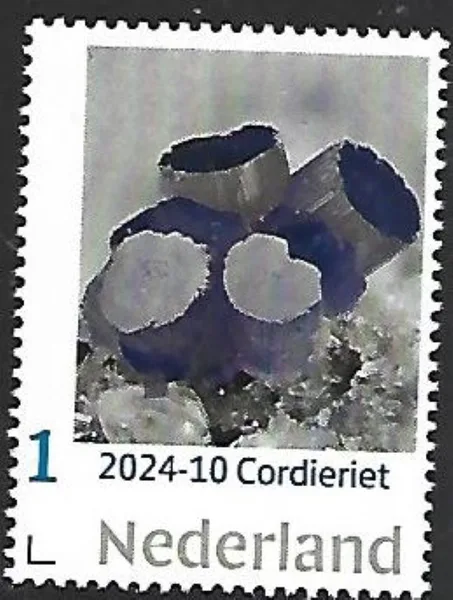 Netherlands 2024-10 Minerals: Cordierite MNH
