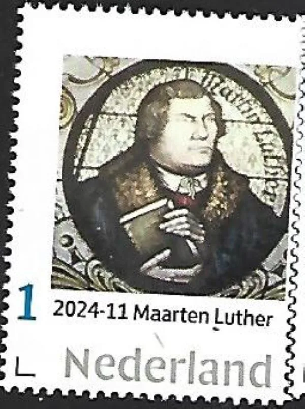 Pays-Bas 2024-11 Martin Luther Réformation vitraux neuf/mnh