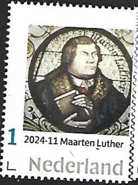 Netherlands 2024-11 Martin Luther Reformation stained glass MNH