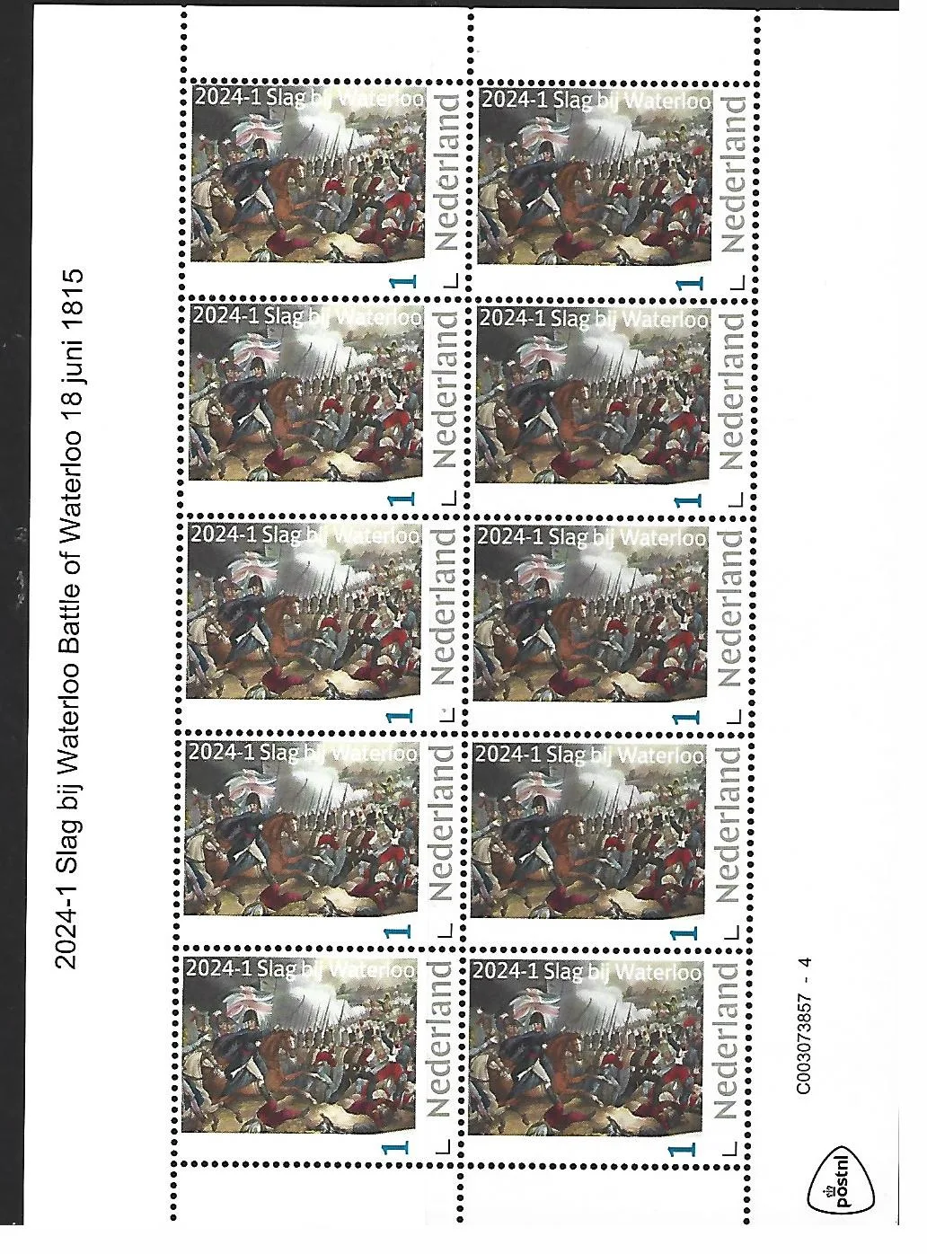 Niederlande 2024-1 Schlacht von Waterloo postfrisch/ungebraucht