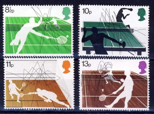 Great Britain 1977 Rackect sports postfris/mnh