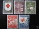 Nederland 607-611 Rode Kruis/Red Cross 1953 postfris
