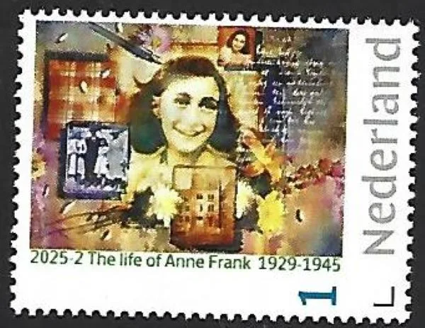 Nederland 2025-2 Anne Frank: the life of Anne postfris/mnh