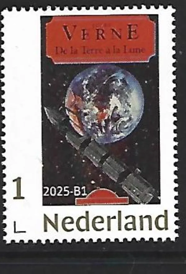Nederland 2025-B1 Jules Verne: Earth to the Moon postfris/mnh