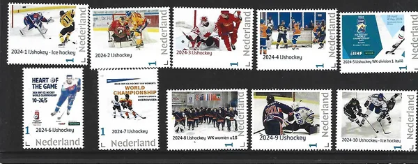 Netherlands 2024 Ice Hockey yearset MNH