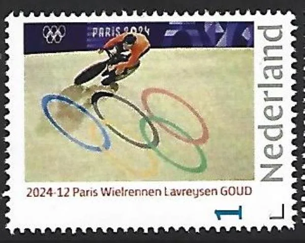 Niederlande 2024-12 Olympik Radsport H Lavreysen Spring Gold postfrisch/mnh