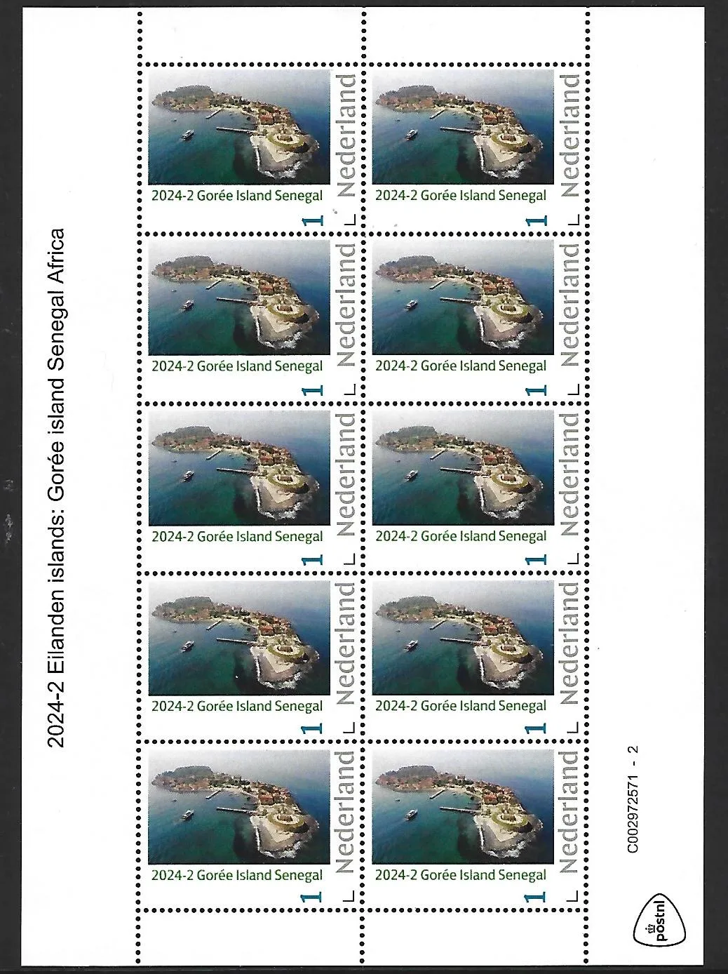 Niederlande 2024-2 Inseln: Gorée-Insel Senegal Kleinbogen postfrisch/mnh