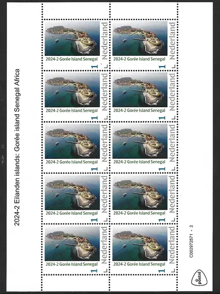 Netherlands 2024-2 Islands: Gorée island Senegal sheetlet MNH