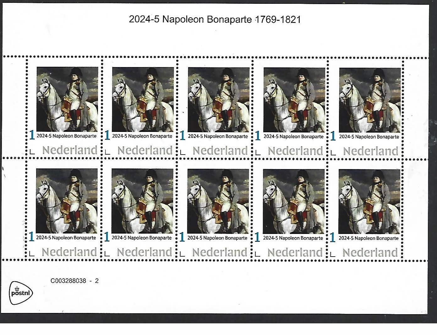 Niederlande 2023-5 Napoleon Bonaparte Bogensatz postfrisch/mnh
