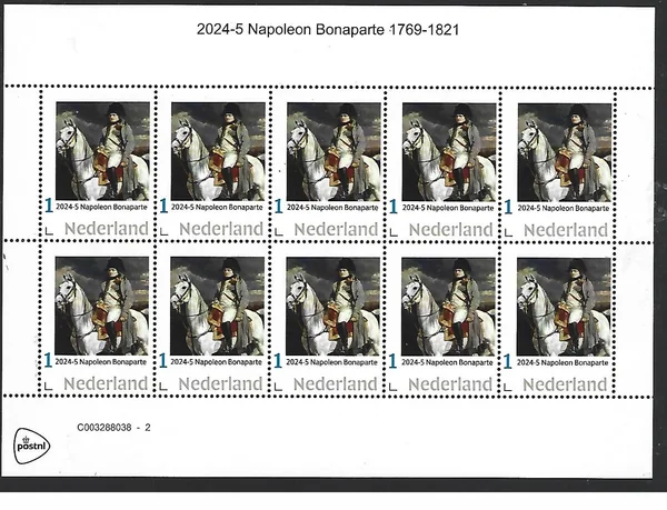 Nederland 2023-5 Napoleon Bonaparte sheetlet postfris/mnh