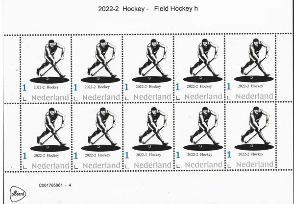 Netherlands 2022-2 Hockey Field Hockey sheetlet MNH