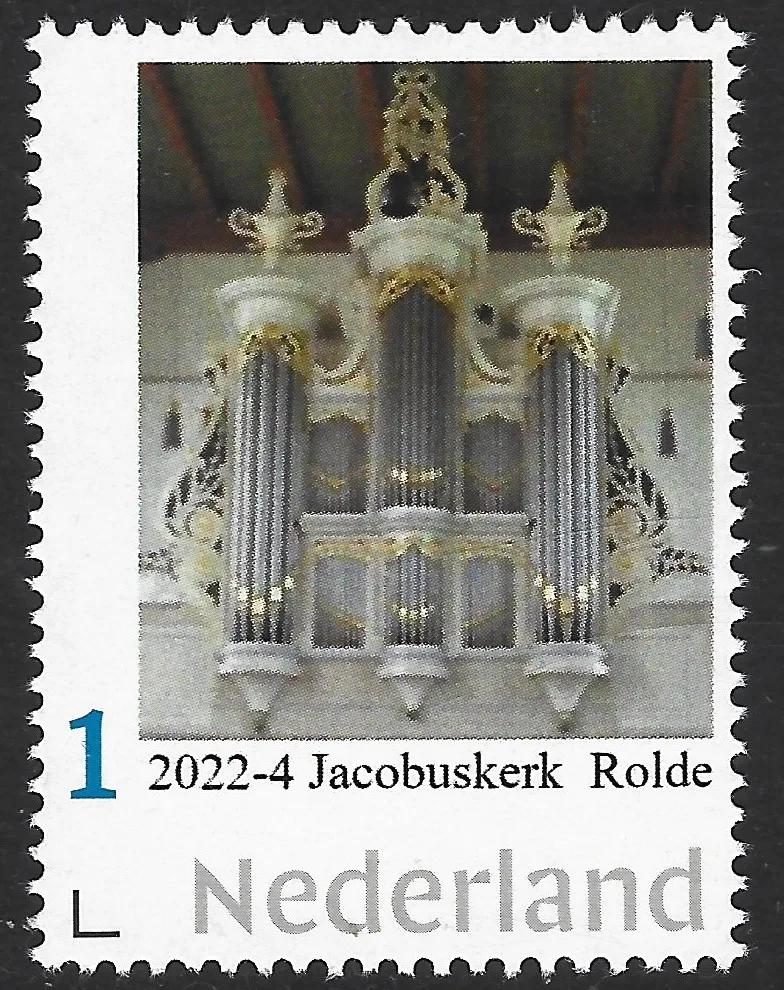 Niederlande 2022-4 Orgel Jakobuskirche Rolde postfrisch