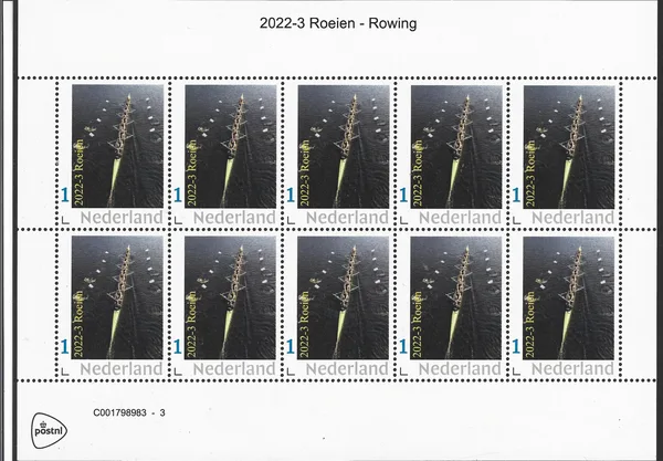 Netherlands 2022-3 Rowing sheetlet unmounted MNH