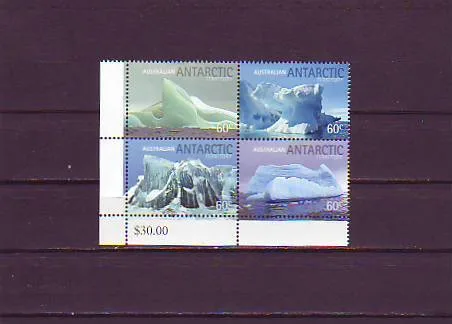 AAT 187-190 Icebergs 2011 MNH