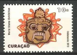 Curacao 83 tentoonstelling Indonesia 2012 postfris/mnh