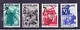 244-247 ANVV stamps - windmills 1932 used