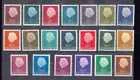 Nederland 617-636 Koningin Juliana 'en profil' lage waarden 1953-1967 postfris