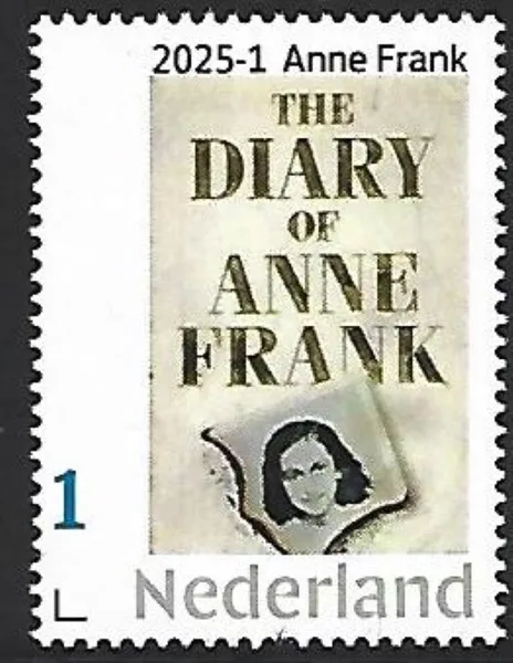 Netherlands 2025-1a Anne Frank: diary MNH
