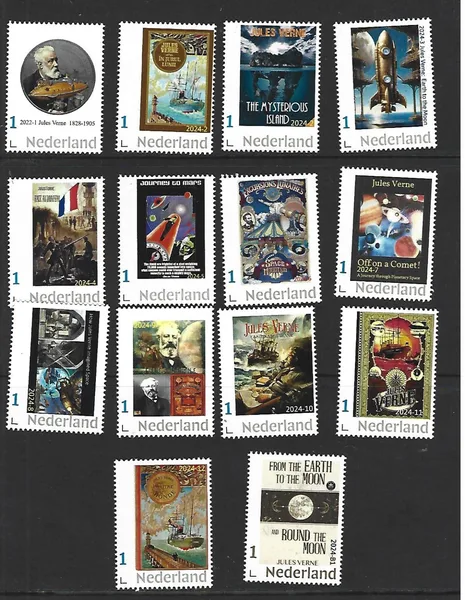 Nederland 2024 Jules Verne Maitre Yearset complete postfris/mnh