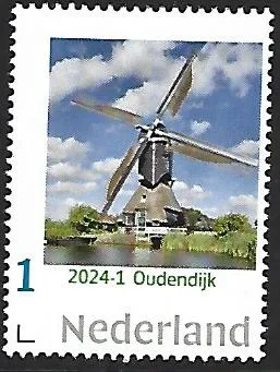 Pays-Bas 2024-1 Moulin Windmill: Oudendijk neuf/mnh