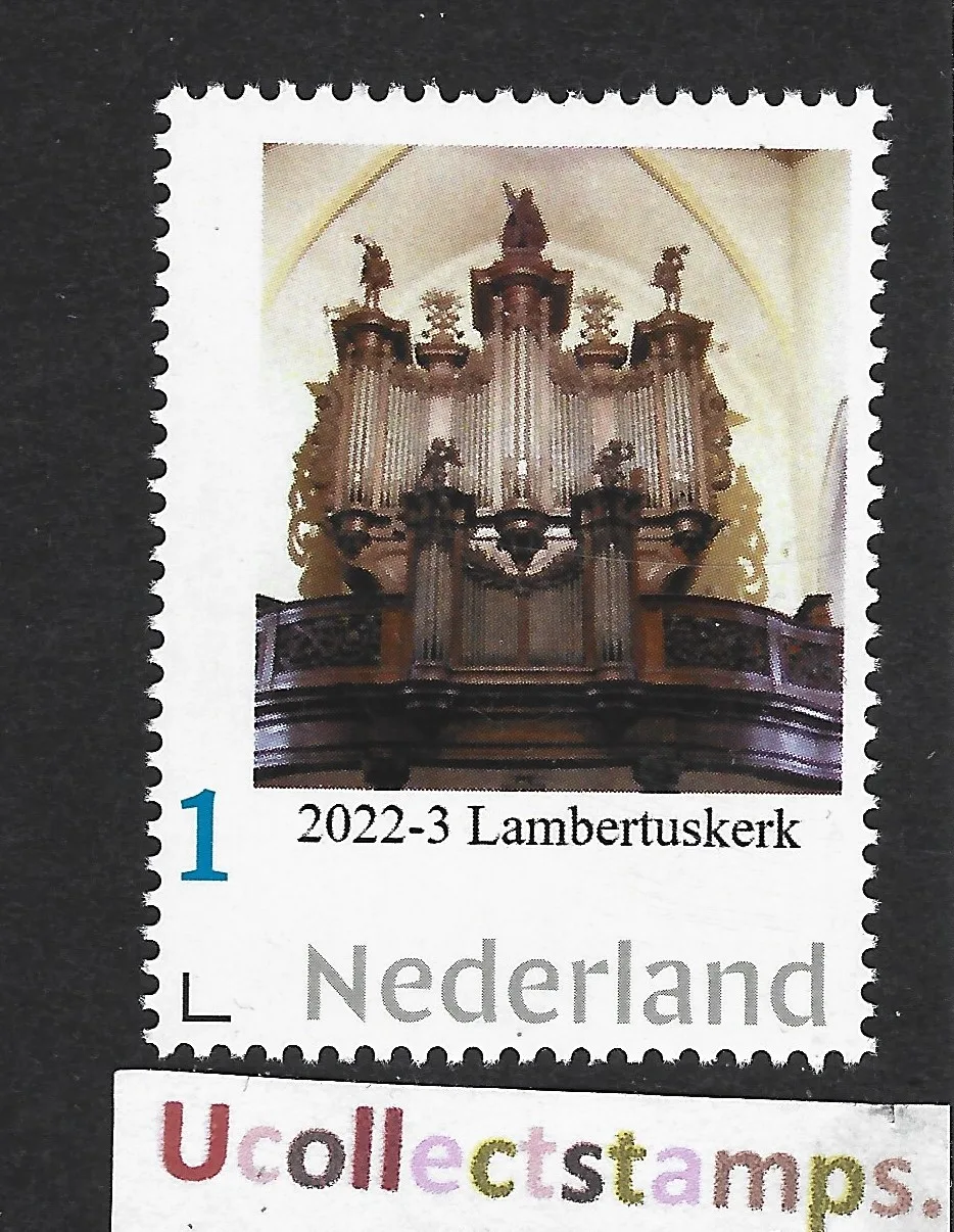 Pays-Bas 2022-3 orgue Église Lambertus Nederweert neuf/mnh
