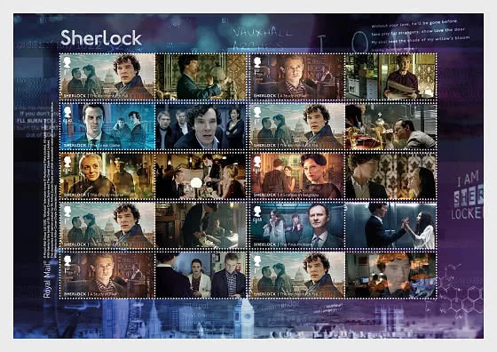 Gr. Britain 2020 Sherlock Holmes Smilervel postfris/mnh
