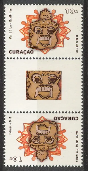 Curacao 83a tentoonstelling Indonesia 2012 brugpaar/gutterpair postfris/mnh