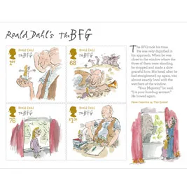 Great Britain 2012 Roald Dahl kinderboeken blok./ms postfris/mnh