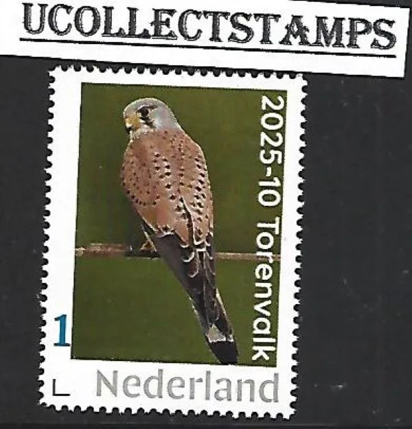 Netherlands 2025-10 Raptor Bird: Kestrel MNH