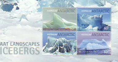 2011 AAT Ice Peaks block-m/s MNH