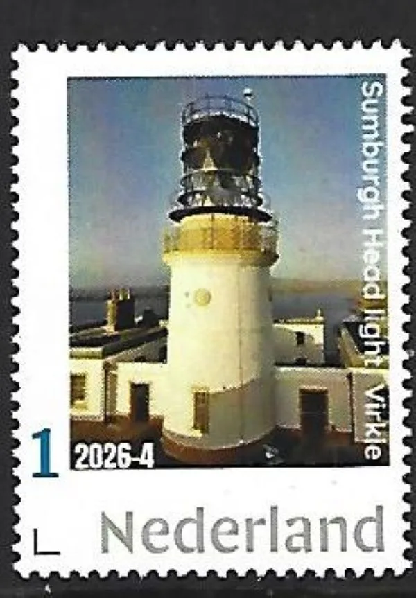 Nederland 2026-4 Vuurtoren Lighthouse Sumburgh light, Virkie Schotland postfris/mnh