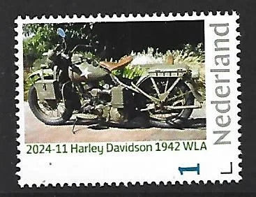 Netherlands 2024-11 Motorcycle: Harley Davidson 1942 WLA MNH