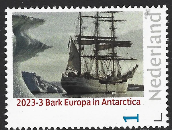 Netherlands 2023-3 Sailing Ship Bark Europa in Antarctica MNH
