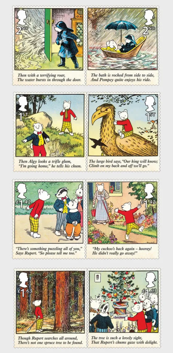 Großbritannien 2020 Rupert Bear postfrisch/mnh