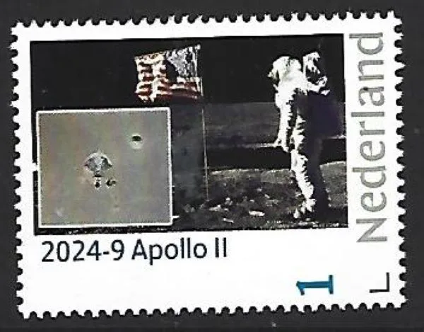 Netherlands 2024-9 Space Travel Apollo II mission MNH
