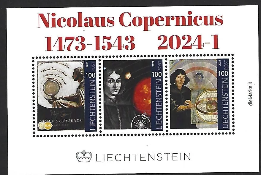 Liechtenstein 2024-2 Copernicus m/s postfrisch/mnh