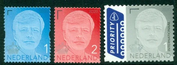 Nederland 2020 Frankeer Kon. W Alexander 3896-3898 postfris.mnh