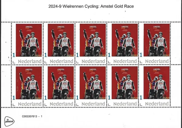 Nederland 2024-9 Wielrennen Amstel Gold race sheetlet postfris/mnh