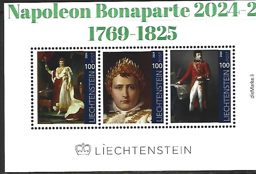 Liechtenstein 2024-2 Napoléon Bonaparte bloc/m/f neuf/mnh