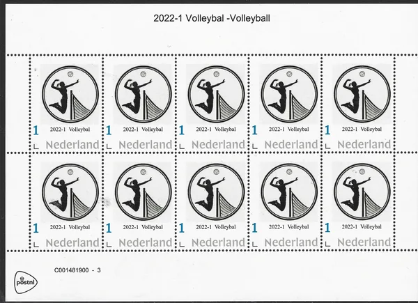 Netherlands 2022-1 Volleyball sheetlet MNH