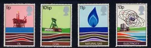 Great Britain 1978 Energy postfris/mnh