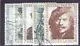 671-675 Zomerzegels, Rembrandt 1956 gestempeld