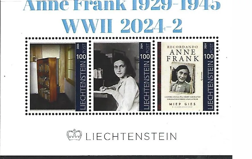 Liechtenstein 2024-2 Anne Frank m/s postfris/mnh