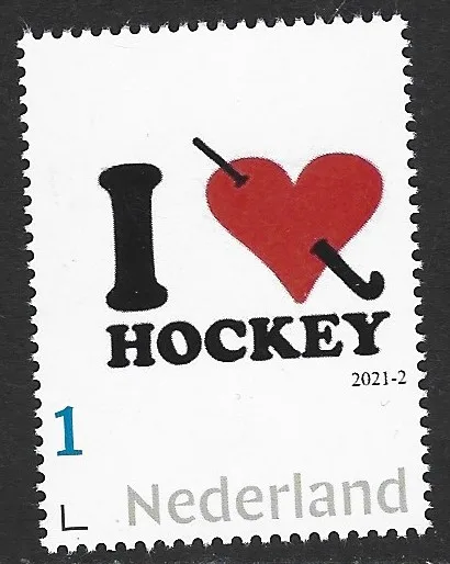 Pays-Bas 2021-2 Hockey I Love Hockey neufs/mnh