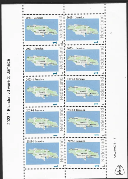 Netherlands 2023-1 Island: Jamaica sheetlet MNH
