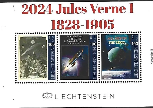 Liechtenstein 2024-1 Jules Verne m/s MNH