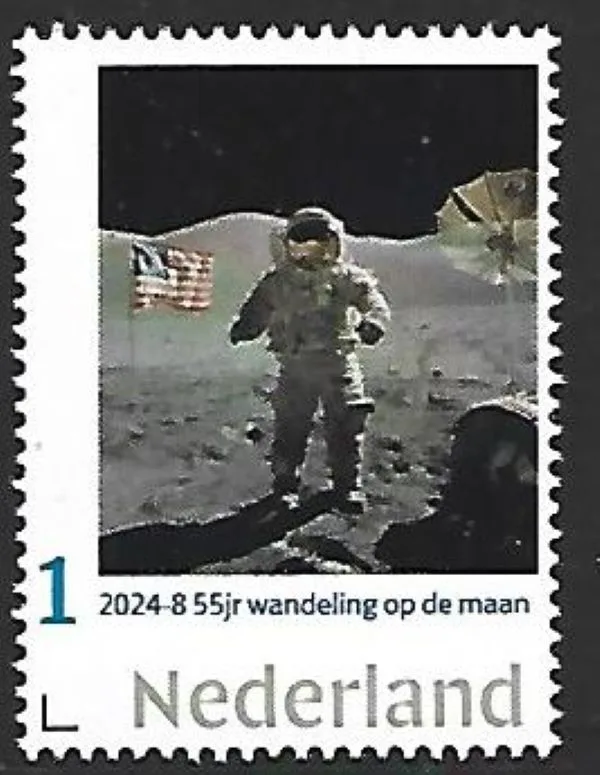 Nederland 2024-8 Ruimtevaart Space 55yrs walk on the moon postfris/mnh