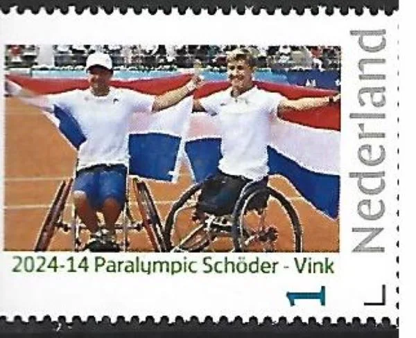 Pays-Bas 2024-14 Paralympics Schröder - Vink neuf/mnh