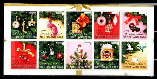 Nederland 2020 Kerstmis decemberzegels 3886-3895 zelklevend postfris.mnh