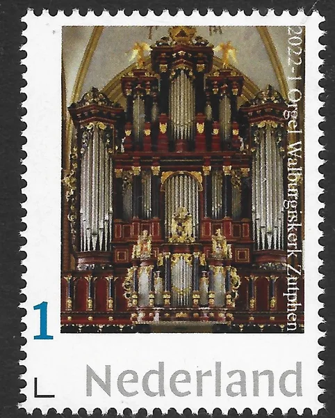 Netherlands 2022-1 Organs: Heinrich Bader Walburgiskerk Zuthpen MNH